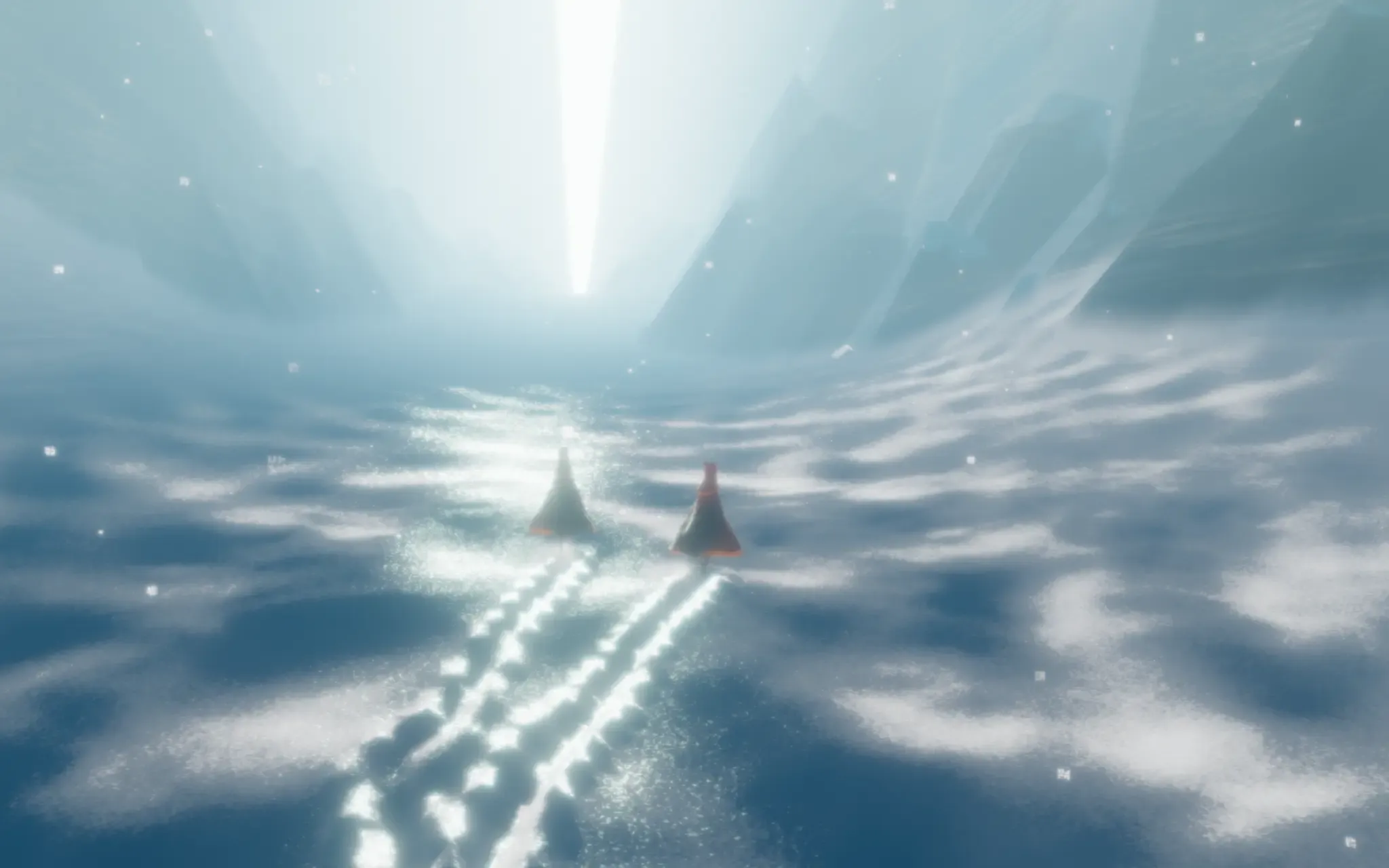 雪山路段(图片压缩糊死了)